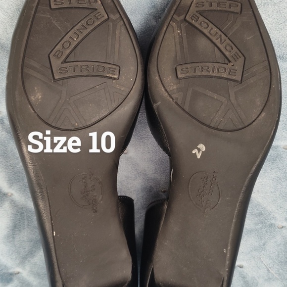 LifeStride Marissa Kitten Heels Simply Comfort Pointed Toe Faux Leather Black 10 - Picture 5 of 6